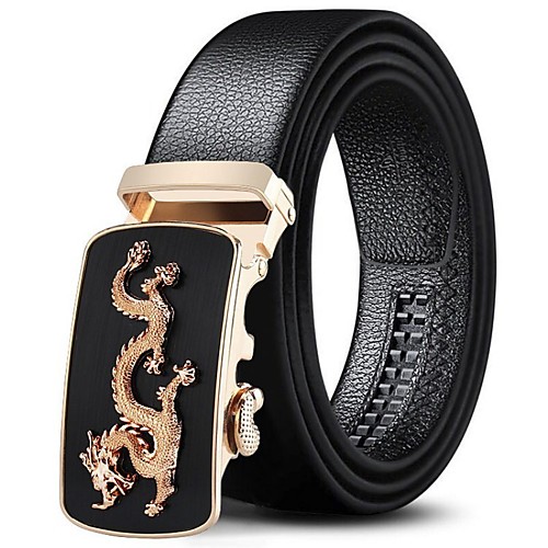 

Men's Wide Belt Office / Career Daily Wear As the Picture Belt Solid Color