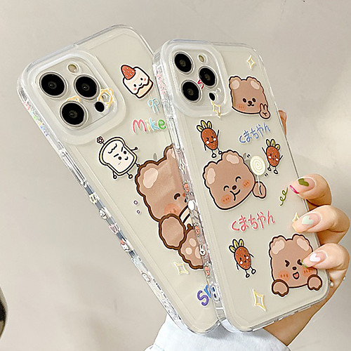 

Phone Case For Apple Back Cover iPhone 12 Pro Max 11 SE 2020 X XR XS Max 8 7 Shockproof Dustproof Cartoon TPU