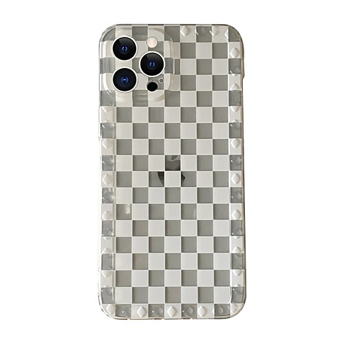 

Phone Case For Apple Back Cover iPhone 12 Pro Max 11 SE 2020 X XR XS Max 8 7 Shockproof Dustproof Geometric Pattern TPU