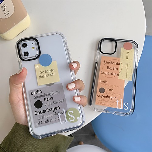 

Phone Case For Apple Back Cover iPhone 12 Pro Max 11 SE 2020 X XR XS Max 8 7 Shockproof Dustproof Graphic TPU