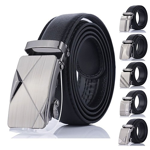 

Men's Wide Belt Office / Career Daily Wear As the Picture Belt Solid Color