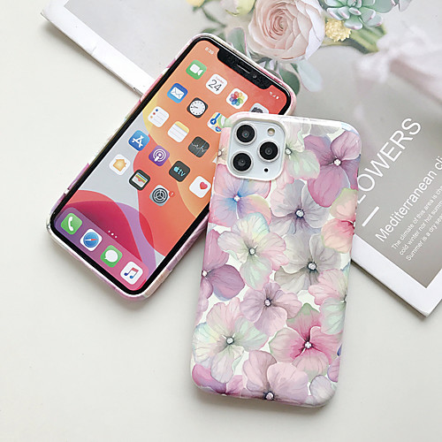 

Phone Case For Apple Back Cover iPhone 12 Pro Max 11 SE 2020 X XR XS Max Glow in the Dark Shockproof Dustproof Flower TPU