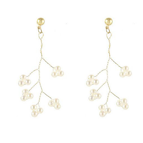 

Women's Earrings Stylish Imitation Pearl Earrings Jewelry White For Gift Date