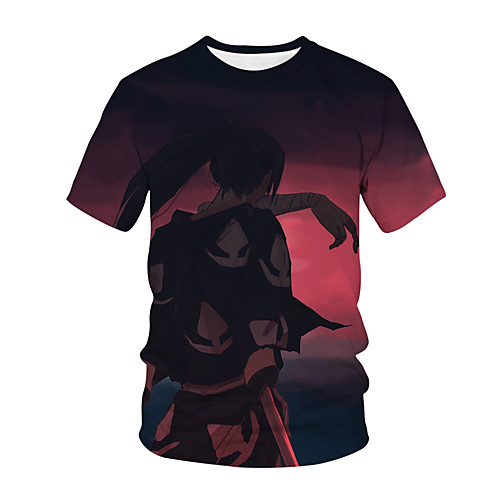 

Inspired by Dororo Cosplay Anime Cartoon 100% Polyester 3D Harajuku Graphic Kawaii T-shirt For Women's / Men's