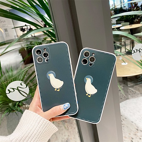 

Phone Case For Apple Back Cover iPhone 12 Pro Max 11 X XR XS Max Shockproof Dustproof Geometric Pattern Animal TPU