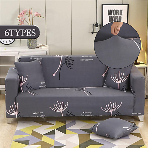 

Elastic Geometry Plaid Sofa Cover for Living Room Non-slip Stretch Slipcover Sectional Couch Cover L-Shape Corner Armchair Cover Dust-Proof Non-Slip (1pcFree Send a Pillowcase)