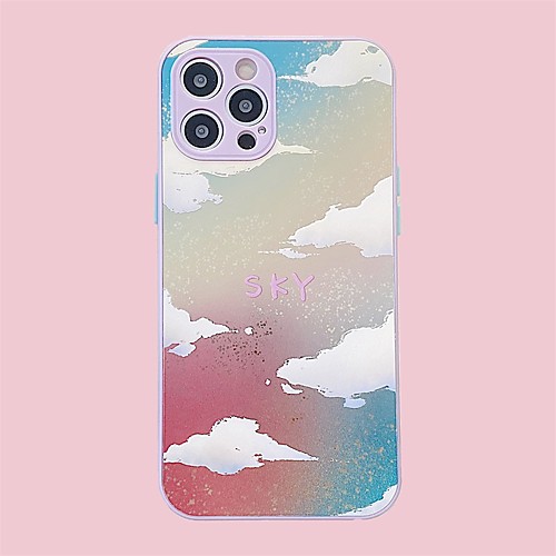 

Phone Case For Apple Back Cover iPhone 12 Pro Max 11 SE 2020 X XR XS Max Shockproof Dustproof Geometric Pattern TPU