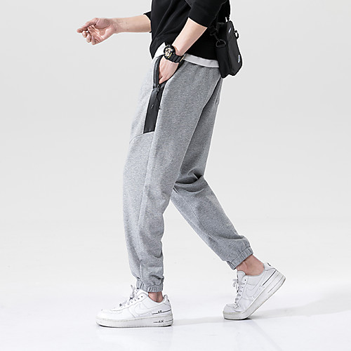 

Men's Chino Athletic Cycling Quick Dry Moisture Wicking Breathable Soft Outdoor Sports Daily Sports Culottes Wide Leg Capri shorts Pants Solid Colored Solid Color Ankle-Length Classic Sporty