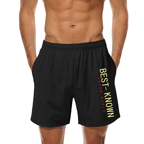 

Men's Casual / Sporty Chino Chinos Shorts Pants Graphic Black
