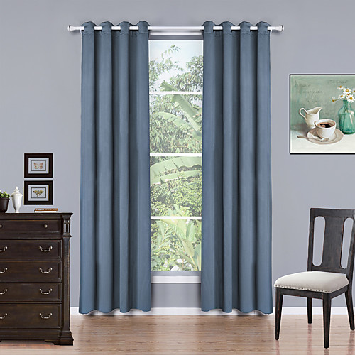 

Classic Blackout Two Panels Curtain Living Room Curtains