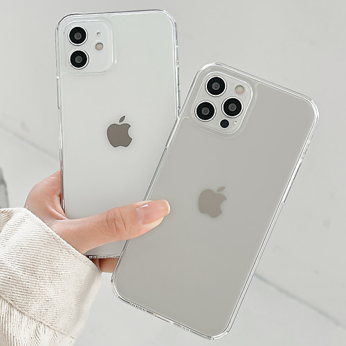 

Phone Case For Apple Back Cover iPhone 12 Pro Max 11 SE 2020 X XR XS Max 8 7 Shockproof Dustproof Transparent TPU