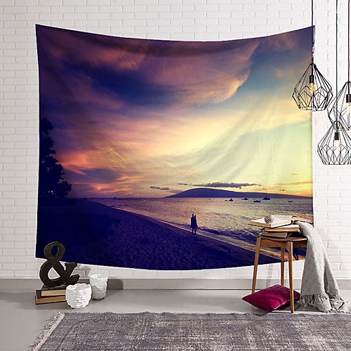 

Landscape Beach Wall Tapestry Art Decor Blanket Curtain Hanging Home Bedroom Living Room Decoration