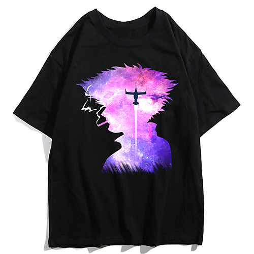 

Inspired by Cowboy Bebop Cosplay Anime Cartoon Polyester / Cotton Blend Print Harajuku Graphic Kawaii T shirt For Women's / Men's