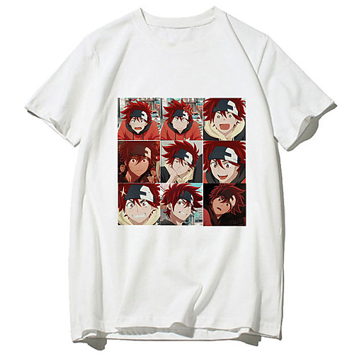 

Inspired by SK8 The Infinity Cosplay Anime Cartoon Polyester / Cotton Blend Print Harajuku Graphic Kawaii T-shirt For Women's / Men's