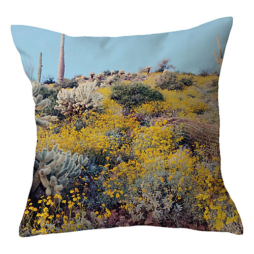 

Landscape Double Side Cushion Cover 1PC Soft Throw Pillow Cover Cushion Case Pillowcase for Bedroom Livingroom Superior Quality Machine Washable Outdoor Cushion for Sofa Couch Bed Chair