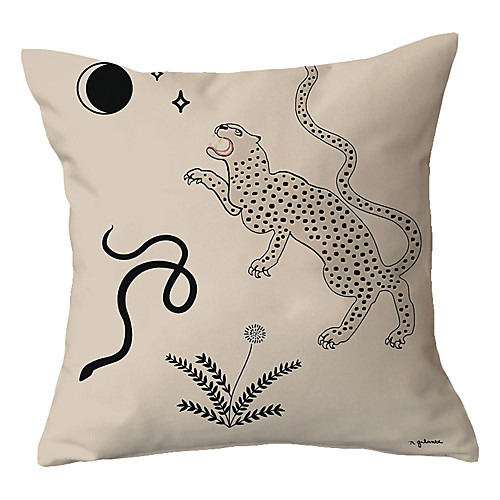 

Animal Double Side Cushion Cover 1PC Soft Decorative Square Throw Pillow Cover Cushion Case Pillowcase for Bedroom Livingroom Machine Washable Outdoor Cushion for Sofa Couch Bed Chair