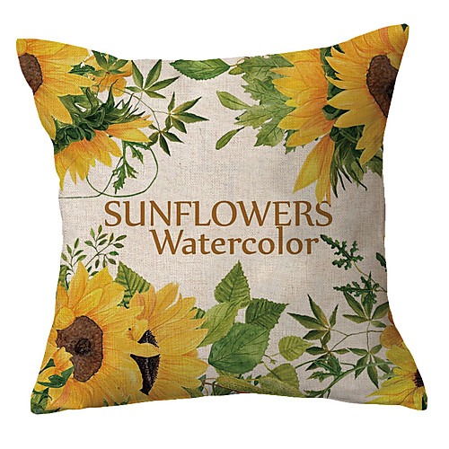 

Double Side Cushion Cover 1PC Faux Linen Soft Decorative Square Throw Pillow Cover Cushion Case Pillowcase for Sofa Bedroom Superior Quality Machine Washable