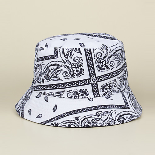 

Women's Bucket Hat Sports & Outdoor Dailywear Print Print White Hat / Basic / Fall / Summer