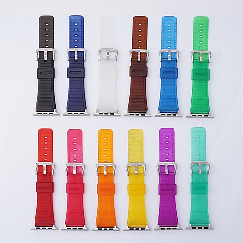 

Smart Watch Band for Apple iWatch 1 pcs Classic Buckle TPE Replacement Wrist Strap for Apple Watch Series SE / 6/5/4/3/2/1