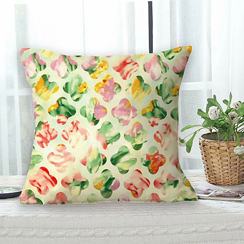 

Pastoral Floral Double Side Cushion Cover 1PC Soft Decorative Square Throw Pillow Cover Cushion Case Pillowcase for Sofa Bedroom Livingroom Outdoor Superior Quality Machine Washable Outdoor Cushion for Sofa Couch Bed Chair