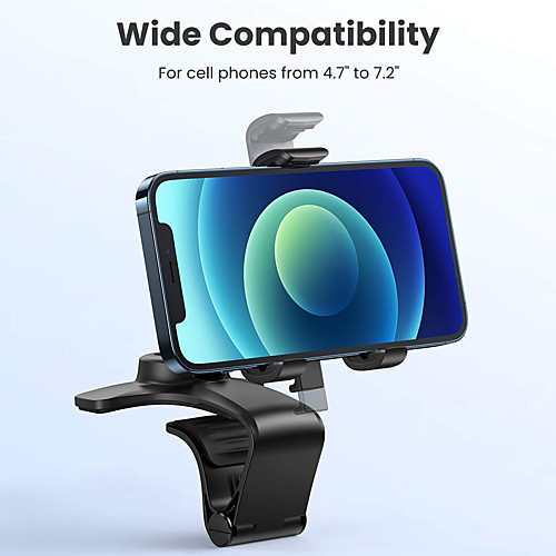 

Phone Holder Stand Mount Car Car Holder Stickup Type Magnetic Phone Holder Aluminum Alloy Phone Accessory iPhone 12 11 Pro Xs Xs Max Xr X 8 Samsung Glaxy S21 S20 Note20
