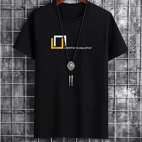 

Men's Unisex Tee T shirt Hot Stamping Graphic Prints Letter Plus Size Zero two Print Short Sleeve Casual Tops Cotton Basic Designer Big and Tall White Black Gray