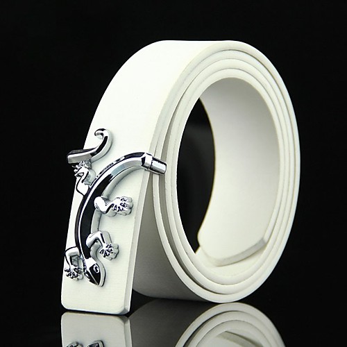 

Men's Wide Belt Office / Career Daily Wear As the Picture Belt Solid Color