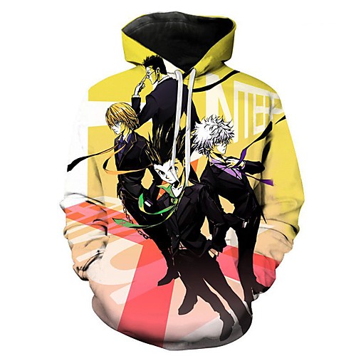 

Inspired by Hunter X Hunter Cosplay Anime Cartoon 100% Polyester 3D Harajuku Graphic Kawaii Hoodie For Women's / Men's