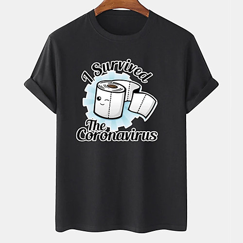 

Men's Unisex Tee T shirt Hot Stamping Cartoon Graphic Prints Letter Plus Size Print Short Sleeve Casual Tops Cotton Basic Designer Big and Tall White Black Khaki