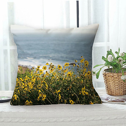 

Landscape Double Side Cushion Cover 1PC Soft Decorative Square Throw Pillow Cover Cushion Case Pillowcase for Bedroom Livingroom Superior Quality Machine Washable Outdoor Cushion for Sofa Couch Bed Chair