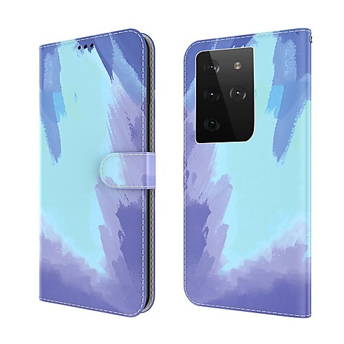 

Phone Case For Samsung Galaxy Full Body Case S21 Galaxy A52 Galaxy A72 S20 S20 Plus S20 ultra S20 FE 5G S10 S10 Lite Galaxy S10 E Shockproof Dustproof Color Gradient PU Leather TPU