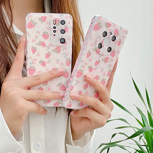 

Phone Case For Huawei Back Cover P40 P40 Pro Mate 40 Mate 40 Pro P30 P30 Pro Nova 7 5G Mate 30 Mate 30 Pro nova 5 Shockproof Dustproof Flower TPU
