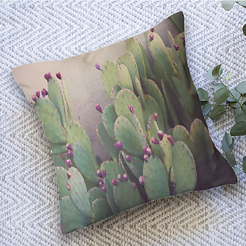 

Cactus Double Side Cushion Cover 1PC Soft Decorative Square Throw Pillow Cover Cushion Case Pillowcase for Bedroom Livingroom Superior Quality Machine Washable Outdoor Cushion for Sofa Couch Bed Chair