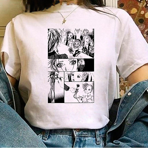 

Inspired by NANA Cosplay Anime Cartoon Polyester / Cotton Blend Print Harajuku Graphic Kawaii T-shirt For Women's / Men's