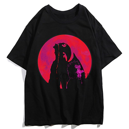 

Inspired by DEVILMAN Crybaby Cosplay Anime Cartoon Polyester / Cotton Blend Print Harajuku Graphic Kawaii T shirt For Women's / Men's