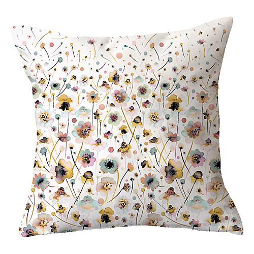 

Floral Double Side Cushion Cover 1PC Soft Throw Pillow Cover Cushion Case Pillowcase for Bedroom Livingroom Superior Quality Machine Washable Outdoor Cushion for Sofa Couch Bed Chair