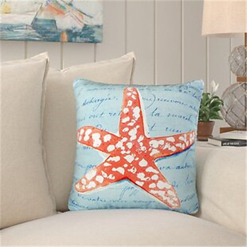 

Sea Double Side Cushion Cover 1PC Soft Decorative Square Throw Pillow Cover Cushion Case Pillowcase for Bedroom Livingroom Superior Quality Machine Washable Outdoor Cushion for Sofa Couch Bed Chair