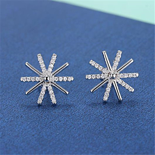 

Women's Stud Earrings Earrings Classic Fashion Romantic Punk Trendy Cute Sweet Earrings Jewelry Silver For Street Gift Date Birthday Festival 1 Pair