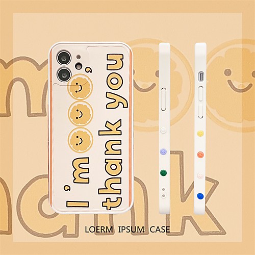 

Phone Case For Apple Back Cover iPhone 12 Pro Max 11 X XR XS Max Shockproof Dustproof Geometric Pattern TPU