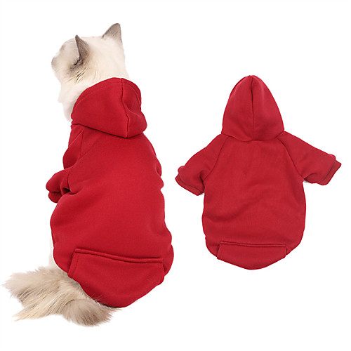 

Dog Costume Jumpsuit Solid Colored Simple Style For Indoor and Outdoor Use Casual / Daily Outdoor Winter Dog Clothes Puppy Clothes Dog Outfits Warm Black White Purple Costume for Girl and Boy Dog