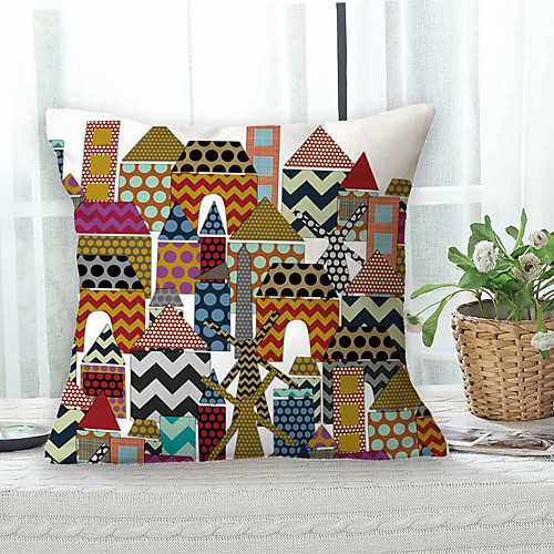 

City View Double Side Cushion Cover 1PC Soft Throw Pillow Cover Cushion Case Pillowcase for Sofa Bedroom Livingroom Superior Quality Machine Washable Outdoor Cushion for Sofa Couch Bed Chair