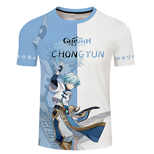 

Men's Unisex Tee T shirt 3D Print Anime Graphic Prints Plus Size 3D Print Short Sleeve Casual Tops Basic Designer Big and Tall A B C
