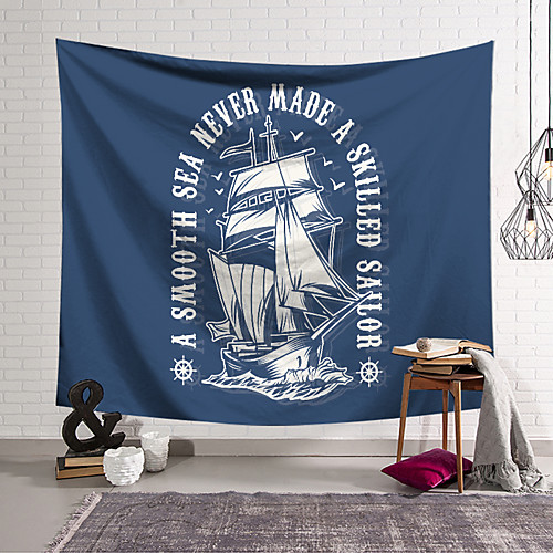 

Ocean Landscape Wall Tapestry Art Decor Blanket Curtain Hanging Home Bedroom Living Room Decoration Polyester