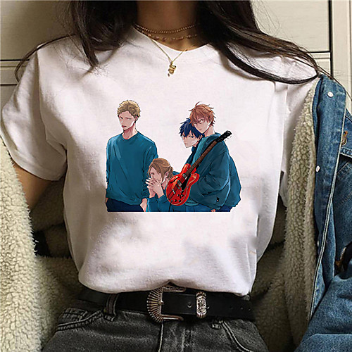 

Inspired by given Cosplay Anime Cartoon Polyester / Cotton Blend Print Harajuku Graphic Kawaii T-shirt For Women's / Men's