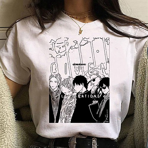 

Inspired by Cosplay Cosplay Anime Cartoon Polyester / Cotton Blend Print Harajuku Graphic Kawaii T shirt For Women's / Men's