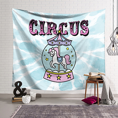 

Unicorn Wall Tapestry Art Decor Blanket Curtain Hanging Home Bedroom Living Room Decoration Polyester