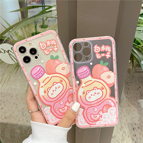 

Phone Case For Apple Back Cover iPhone 12 Pro Max 11 SE 2020 X XR XS Max 8 7 Shockproof Dustproof Cartoon TPU