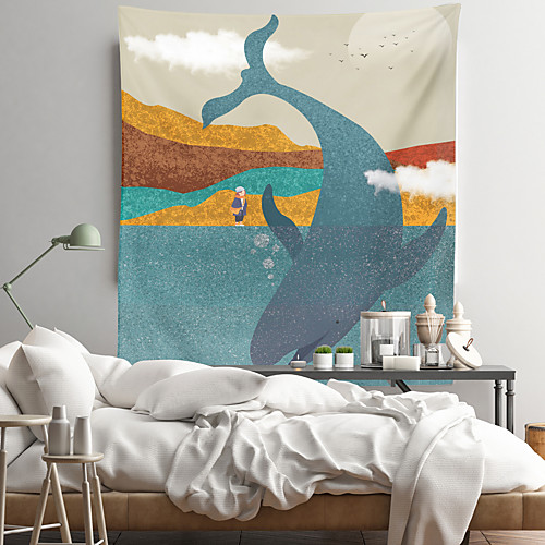 

Ocean Beach Wall Tapestry Art Decor Blanket Curtain Hanging Home Bedroom Living Room Decoration