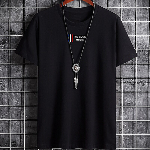 

Men's Unisex Tee T shirt Hot Stamping Graphic Prints Letter Plus Size Zero two Print Short Sleeve Casual Tops Cotton Basic Designer Big and Tall White Black Gray