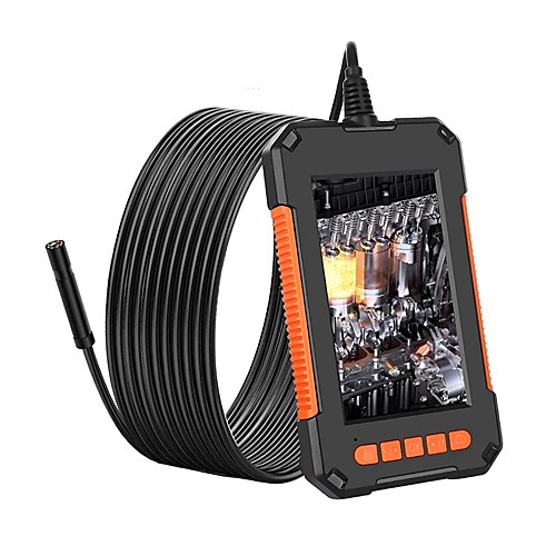 

5M Pipeline Industrial Endoscope Camera 4.3 inch Screen 1080P HD Lens Inspection Camera IP68 Waterproof Snake Camera With 8 Adjustable LED